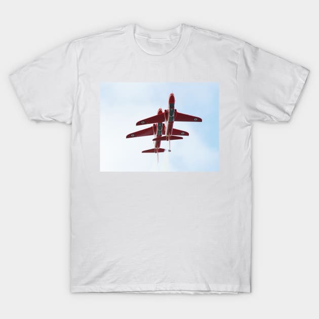 RAF Red Arrows Hawks T-Shirt by captureasecond